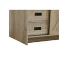 thumbnail image 5 of Elegant Kitchen and Bath Austin 60 Inch Single Bathroom Vanity In Natural Oak, 5 of 15