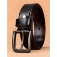 thumbnail image 3 of Catelles Men's Genuine Cowhide Alloy Pin Buckle Belts Retro Business Casual 1.5" Width 42" Waist Gift Box Packed, 3 of 9