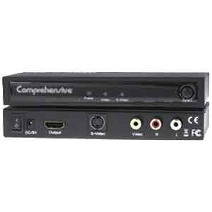 S-video Component Video Converter - COMPOSITE S-VIDEO TO HDMI CONVERTER W/ L/R RCA AUDIO 2YR WARR