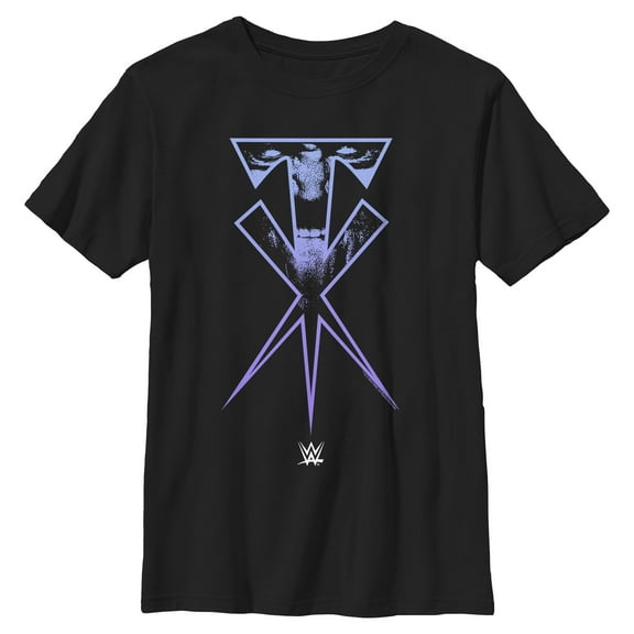 Boys WWE The Undertaker Face Logo T Shirt