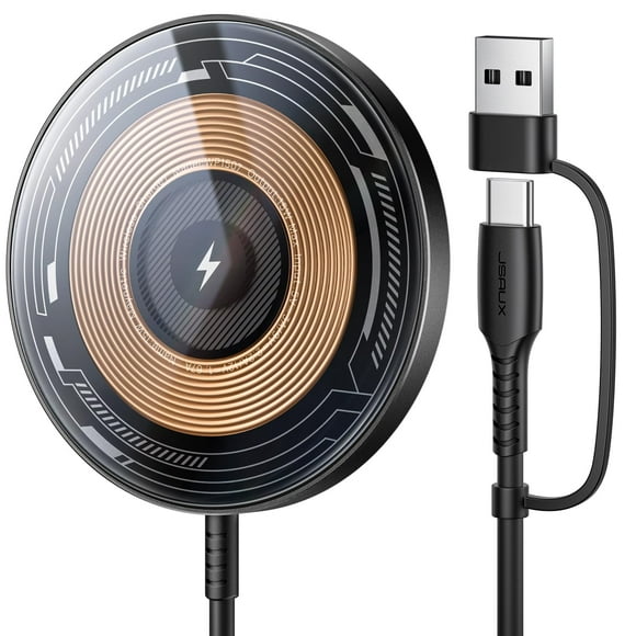 Cargador inalámbrico MagSafe magnético JSAUX para iPhone 12-17