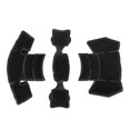 thumbnail image 4 of Sistema de revestimiento de casco de combate, almohadilla de esponja con memoria interna, alfombrilla protectora, accesorios para casco, color negro, 4 of 12