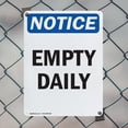 thumbnail image 5 of (2 Pack) Empty Daily OSHA Notice Sign 18 Inch X 24 Inch Plastic Sign, Weather Resistant, UV Protected for Workplace, Business, and Construction Site, Made in the USA, 5 of 8