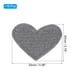 thumbnail image 2 of Parches de planchar en forma de corazón Uxcell, parches bordados, apliques, adornos para ropa, gris, 16 piezas, 2 of 7