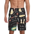 thumbnail image 2 of Picia Vegetable Quiche Pajama Shorts for Men, Men's Pajama Bottoms, Sleepwear,Short Pajama Pants-3X-Large, 2 of 9