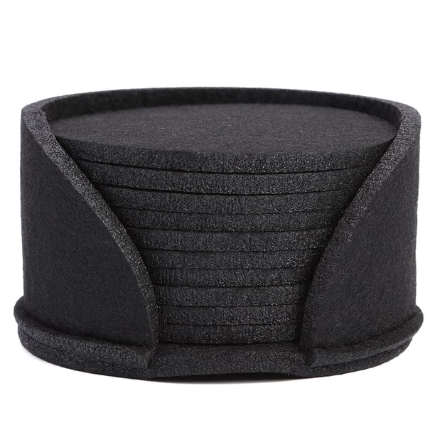10 Uds. Mesa de fieltro posavasos para bebidas posavasos protección contra el calor almohadillas para tazas y tazas de café