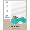thumbnail image 2 of Turquoise Chair Seat Covers for Dining Room Stretch Chair Seat Covers Set of 6, Modern Pure Turquoise Chair Seat Protector Cushion Slipcovers for Kitchen Restaurant Office, 2 of 6