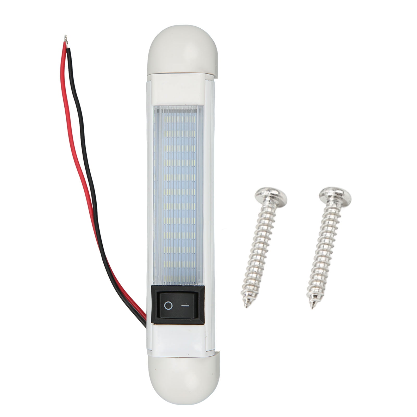 M Buder 12V DC LED Yacht Dome Light, IP65 Waterproof Boat Cabin Reading Lamp for RV Bedside Mirror, 1W White Lighting Marine Accessory, 5.91 Inches / 15 cm