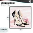 thumbnail image 4 of Stupell Industries Art Deco Glam Time Heels Black Framed Giclee Art, 12 x 12, by Kim Allen, 4 of 8