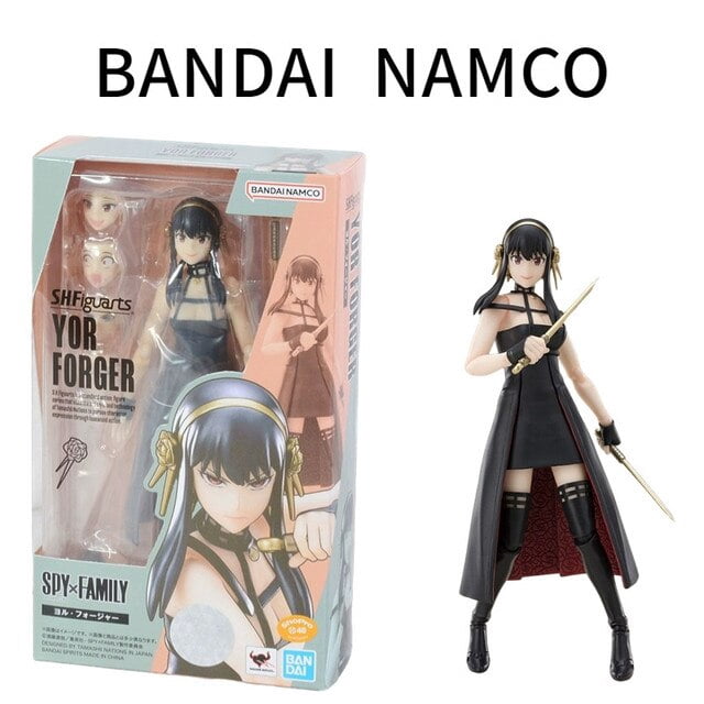 Bandai origined Spy X Family Anime Shf Loid Forger Twilight Pvc figura de acción estatua modelo de colección muñeca juguete regalo para niños