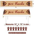 thumbnail image 4 of MOPOOR Thanksgiving Table Runner, Rustic Table Gathering Decor for Thanksgiving, Fall Table Runner with Pumpkins and Maple Leaves Design, for Fall Decorations, Kitchen and Holiday Table Setting, 4 of 9