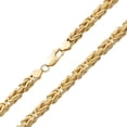 thumbnail image 2 of 10K Real Gold Hollow Byzantine Chain/Necklace 1.8mm 20inch, 2 of 4