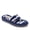 Stripes Blue-White, variant on Women's Wrenley Terry Thong Flip Flop House Slipper