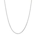 thumbnail image 1 of 1.40 mm x 18 in. 14K White Gold Diamond-Cut Cable Chain, 1 of 1