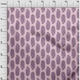 thumbnail image 3 of oneOone Georgette Viscose Dusty Purple Fabric Asian Block Print Traditional Floral Sewing Fabric By The Yard Printed Diy Clothing Sewing Supplies 42 Inch Wide, 3 of 4