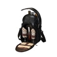 thumbnail image 2 of Picnic Plus PSM-229CM Brava Wine & Cheese Backpack Set holds 2 Bottles - Camel Suede, 2 of 3