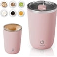 thumbnail image 1 of Automatic Magnetic Stirring Coffee Mug, 2025 Upgraded Magnetic Coffee Stirrer Mug, Coffee Cup with Mixer Built In, Automatic Coffee Cup Stirrer Auto Stirring Coffee Mug (Pink), 1 of 1