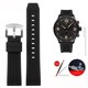 thumbnail image 3 of Correa de reloj de goma de liberación rápida de 20 mm y 22 mm para Casio, Mido, Seiko, Citizen, pulsera deportiva de silicona resistente al agua, 3 of 5