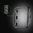 thumbnail image 3 of ALMNVO Cover Compatible with Apple Watch Case 44mm 45mm 41mm 40mm 42mm 38mm Carbon Fiber Bumper Protector Frame iWatch Series 8 7 4 5 6 SE 3, 3 of 8
