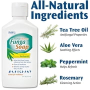 غسول تنظيف القدمين والجسم PediFix FungaSoap Tea Tree، 6 أونصة