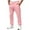 Pink, variant on Busydd Mens Sweatpants with Pockets Casual Solid Color Elastic Waist Joggers for Men Comfy Trendy Elastic Bottom Men's Pants S