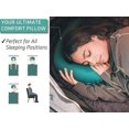 thumbnail image 3 of Almohada inflable compacta ultraligera para acampar, almohada de aire portátil de viaje suave y comprimible para campamento al aire libre, deportes, senderismo, mochilero y sueño n, 3 of 5