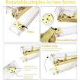 thumbnail image 3 of Gold Acrylic Stapler, Desktop Stapler, 25 Sheet Capacity, includes 1000 Staples and Staple Remover, 3 of 6