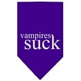 thumbnail image 2 of Halloween Pet and Dog Bandana Screen Printed, "Vampires Suck", 2 of 10