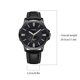 thumbnail image 2 of Reloj de cuarzo informal resistente al agua para hombre, reloj de pulsera con banda de cuero PU para negocios, regalo de vacaciones Kearding EL1968-06, 2 of 2