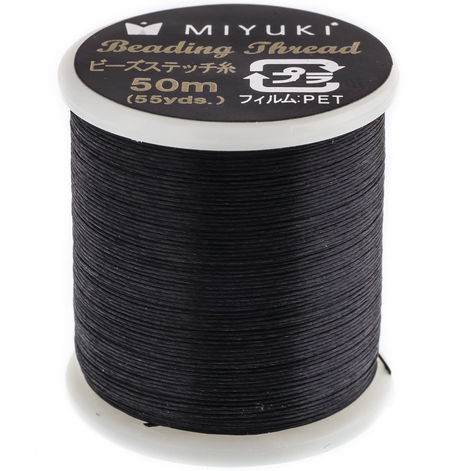 Supplies - Nylon Beading Thread - Size B - 54.6 Yards - Gold -  Miyuki-Tamara Scott Designs