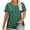 Green, variant on Crunowin Women Plus Size Tops Casual Short Sleeve Summer T Shirts Round Neck Tees Oversized Comfy Loose Fit Tops Black Size L