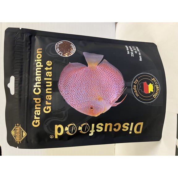 Discusfood Grand Champion Soft Granulate Fish Food, 8.11 oz