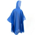thumbnail image 1 of Poncho de Pluie Jetable Adulte - Compact Imperméable à Capuche pour Urgence Voyage Léger, 1 of 3
