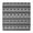 Black Strip Boho, variant on Charming Floral Tablecloth with Elastic Closure, Bohemian Style for Tables Up to 56 Inches, Stain Resistant