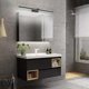 thumbnail image 4 of LED Bathroom Mirror Light IP44 9W Cabinet Lamp Modern Indoor Wall Light Fixture 6000K, Black, 4 of 4