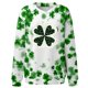 thumbnail image 2 of Xuyuer St. Patrick's Day Sweatshirts for Women Shamrock Shirt Clover Printed Irish Gift Casual Loose Long Sleeve Fit Tops, 2 of 5