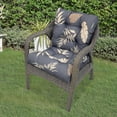 thumbnail image 3 of Outdoor Chair Seat Cushion Waterproof Thicken Dining Chair Seat Cushion Garden Terrace Tatami Replaceable Back Cushion RattanChair Pads Seating Pillow, 3 of 5