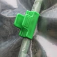 thumbnail image 3 of 10pcs Green Fixed Clips Clamps Greenhouse Film Clamps Tools, 3 of 9