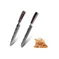 thumbnail image 1 of 2PCS Chef Knife, Professional Stainless Steel Kitchen Cooking Knife, Sharp Meat Cutting Knives for Bread, 1 of 4