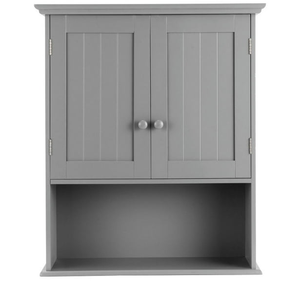 YYAo Bathroom Medicine Cabinet, Toilet Wall Cabinet,Wall Mount Bathroom Storage Cabinet -Gray