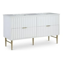 Meridian Furniture Modernist White Bathroom Vanity