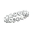 thumbnail image 4 of Unique Moments Women's 3.00 ct Round Lab Grown Diamond Eternity Wedding Band Rings 10KT White Gold, 4 of 5