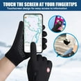 thumbnail image 6 of Anti-Slip Waterproof Thermal Winter Gloves for Men & Women – Windproof Cold Weather Motorcycle & Bicycle Riding Gloves, Touchscreen Hiking Cycling Sport Gloves for Outdoor Activities, 6 of 8