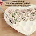 thumbnail image 6 of Dumpling Maker - 21 Holes Plastic Pelmeni Maker - Russian Ukrainian Dumpling Mold Machine Press Ravioli Mould Cutter - Delicious Dumplings Siberian Meat Pelmeni Kitchen Supplies, 6 of 8