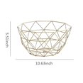 thumbnail image 4 of Metal Wire Fruit Bowl for the Counters Anti Rust Vegetables and Fruit Serving Bowls Decorative Countertop Centerpiece Fruit Storage Basket for Living Room, Kitchen, Office, 4 of 7