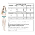 thumbnail image 3 of Traje de baño de bikini tipo tanga para mujer, bañador sexy de moda para mujer, ropa de playa dividida de dos piezas de color puro, 3 of 5