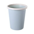 thumbnail image 3 of Kitchen Trash Can, Step-On Garbage Can with Lid, Tall Kitchen & Bathroom Trash Can, Small Office Waste Bin, Blue - Xuniizn, 3 of 9