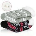 thumbnail image 6 of Loritta Women's Fuzzy Slipper Socks Winter Cozy Warm Thick Socks with Non-Slip Grippers, 2 Pairs, 6 of 7