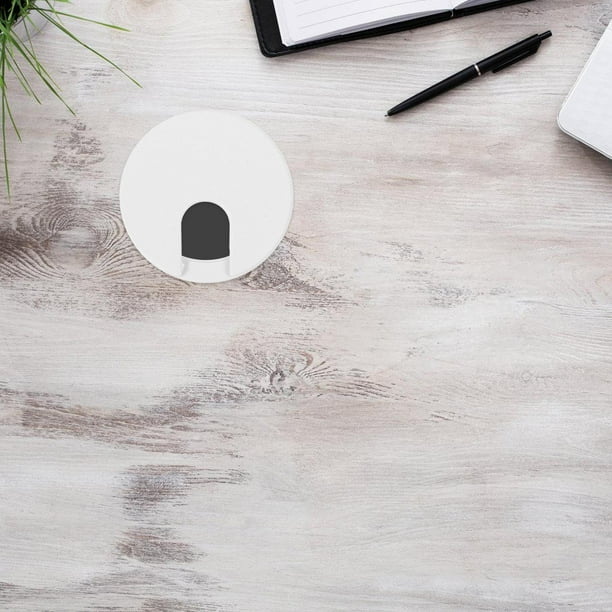 unbranded 12Ud Cubiertas Decorativas Para Agujeros De Cable En Escritorios Con Material Plástico Duradero