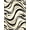 Black And Ivory, Pattern 9, variant on Design&I 8'x10' Washable Area Rug Abstract Geometric Fluid Motion Contemporary Inspired Lightweight for Living Room, Family Extra Large Skid-Resistant Low Profile